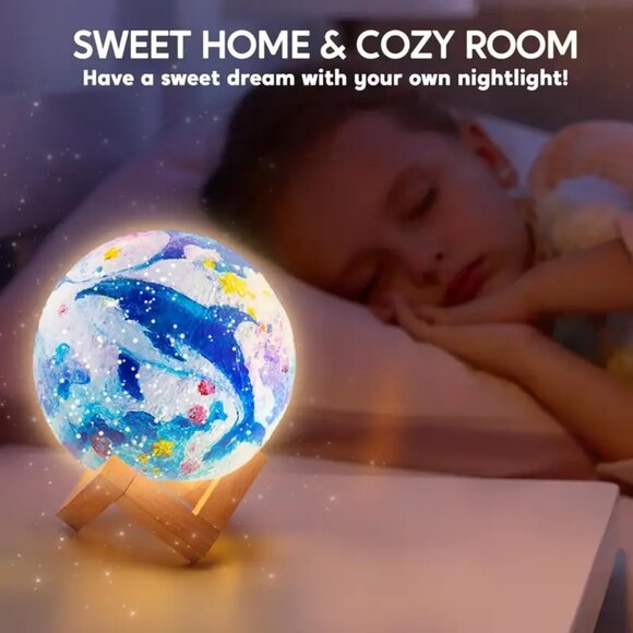 Make Your Own Moon Nightlight Galaxy Lamp Craft Kit New In Box - Picture 3 of 4